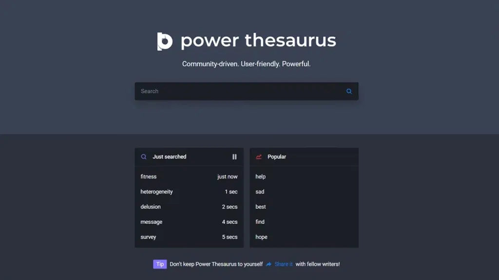 Power Thesaurus