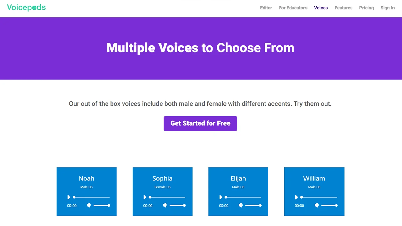 Voicepods