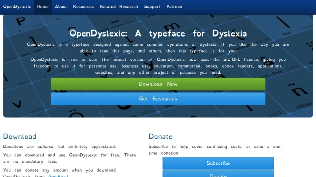 Open Dyslexic