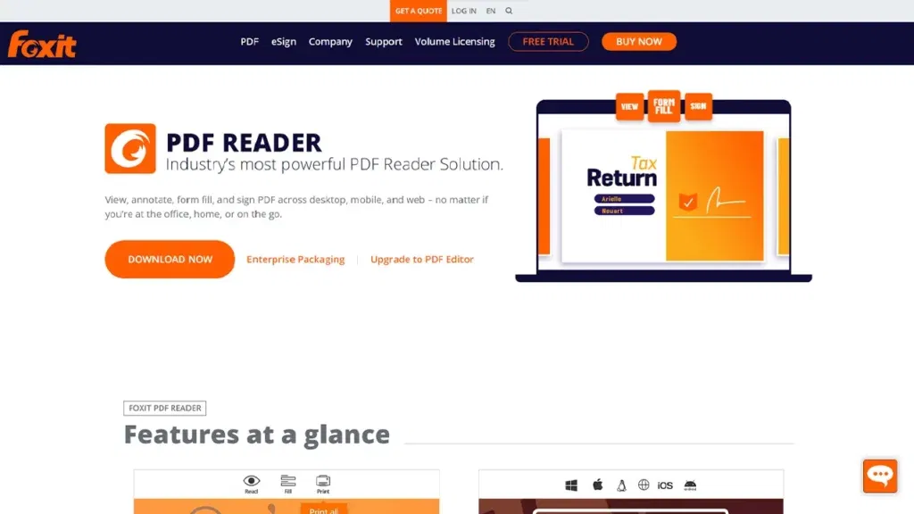 Foxit pdf reader 