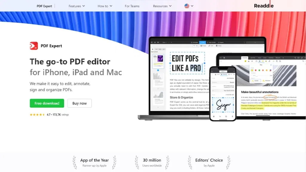 PDF editor and reader