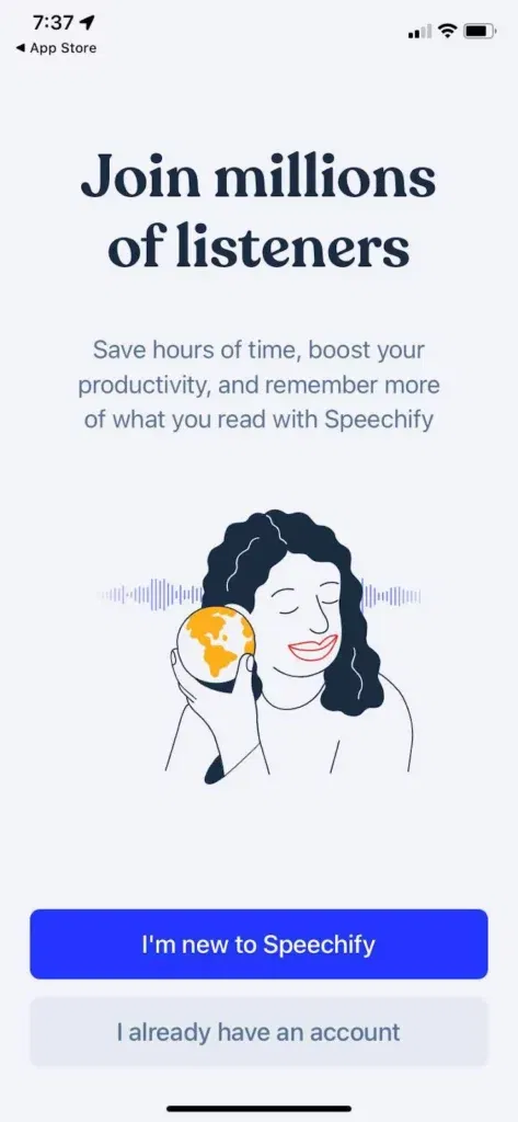 How do I get started on Speechify iOS app? | Speechify