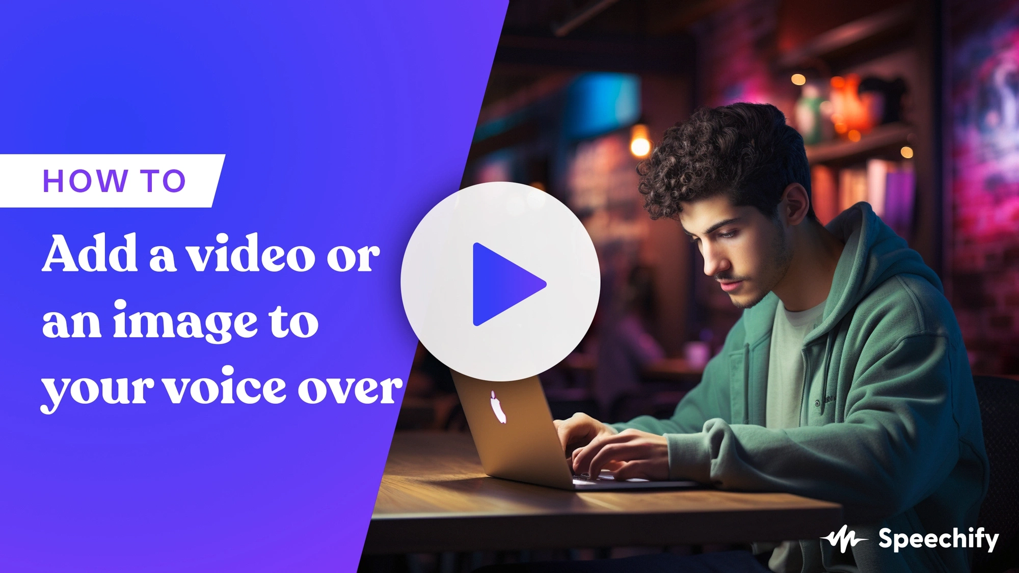 How to Add a Video or Image to Your Voice Over