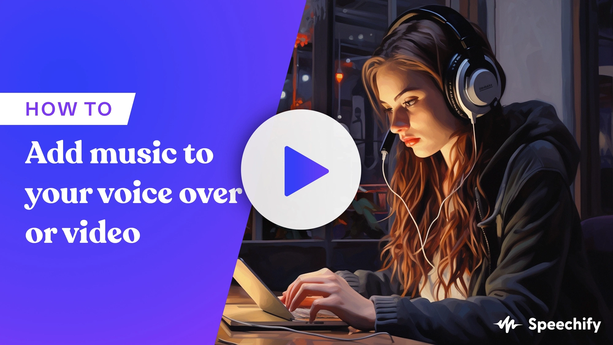 How to add music to your voice over or video
