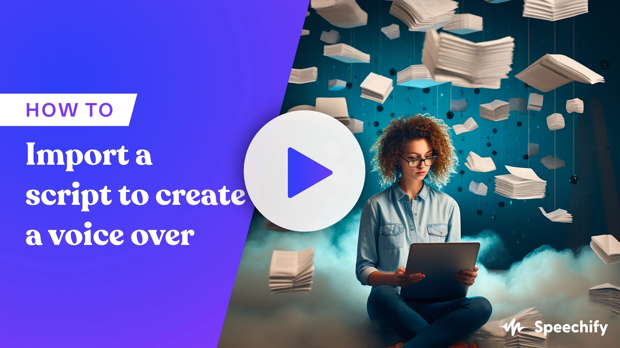 How to import a script to create your voice over