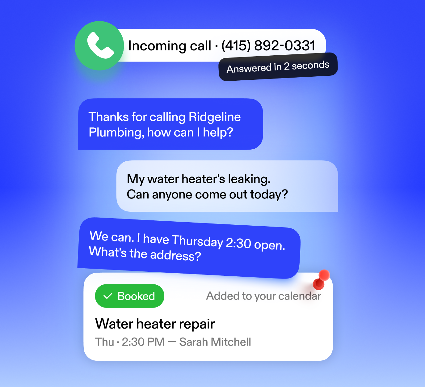 ai phone agent hero