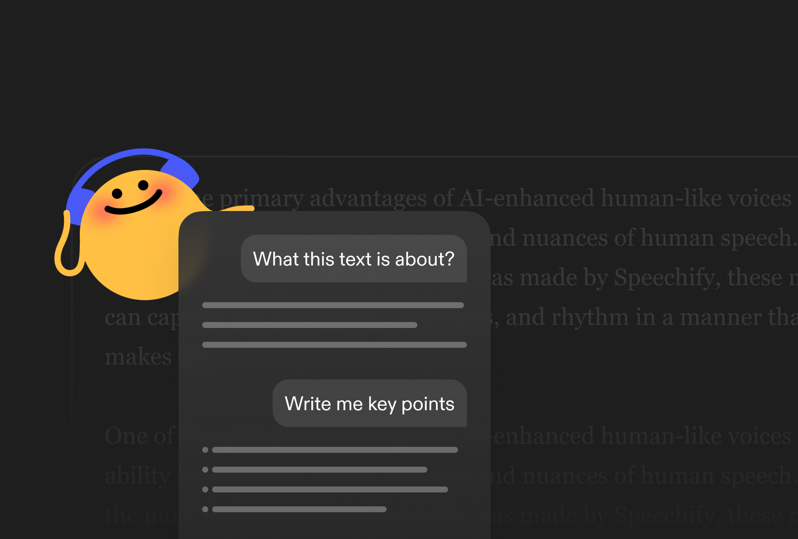 Speechify AI Voice Notetaker Summary