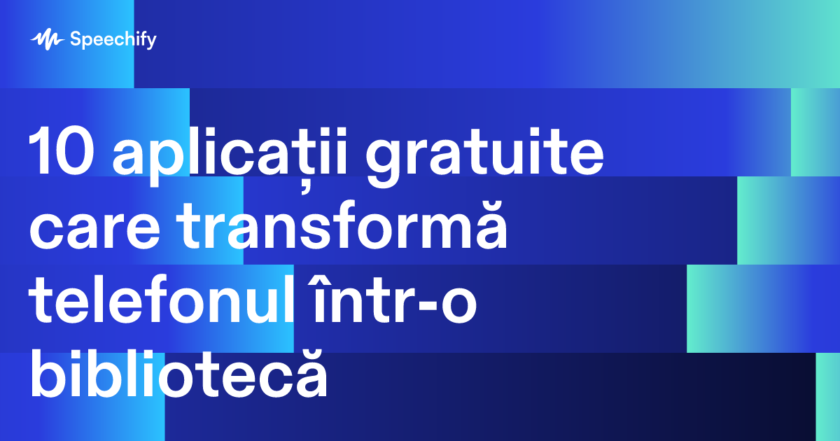 10 aplicații gratuite care transformă telefonul într-o bibliotecă
