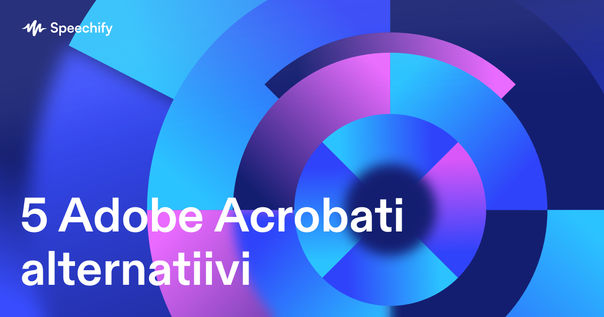 5 Adobe Acrobati alternatiivi