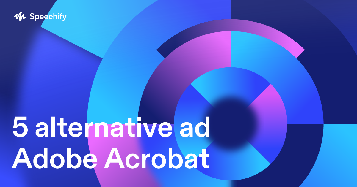5 alternative ad Adobe Acrobat