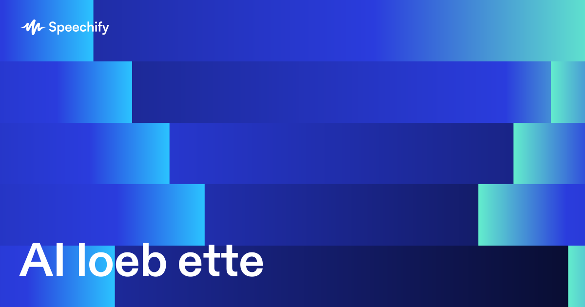 AI loeb ette