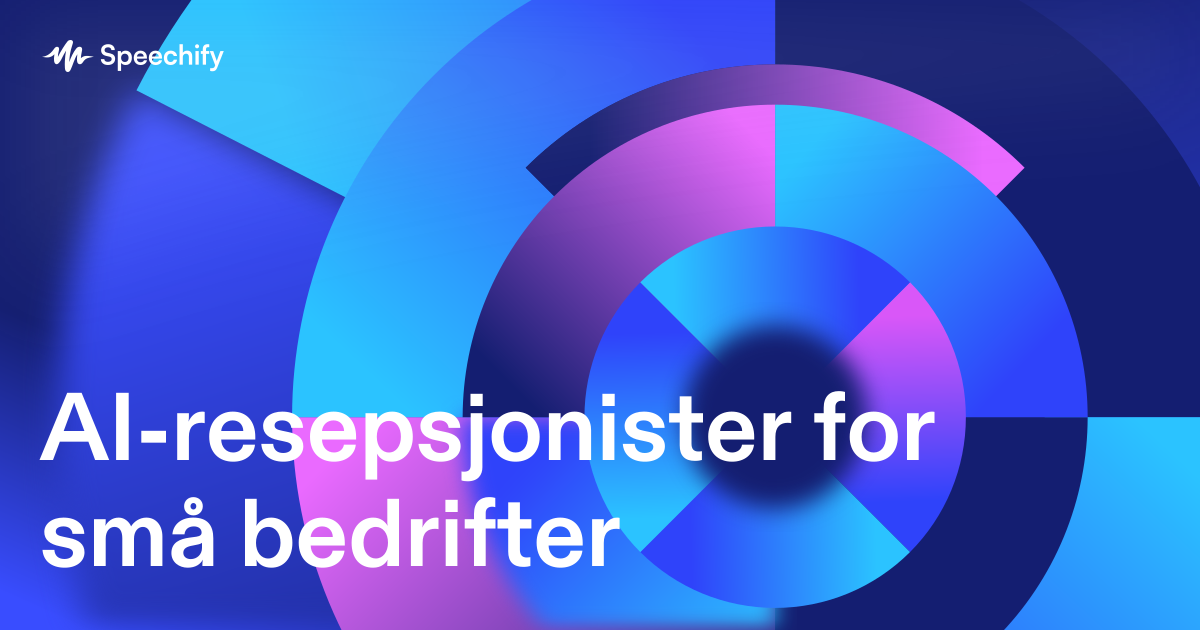 AI-resepsjonister for små bedrifter