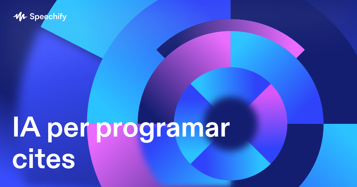 IA per programar cites