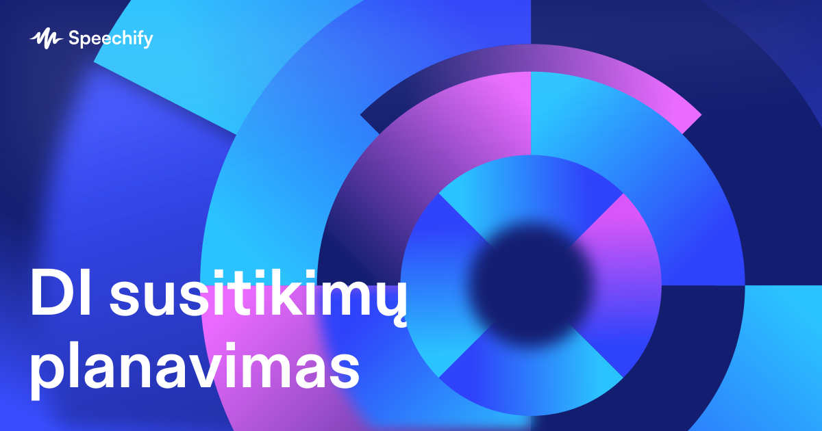 DI susitikimų planavimas