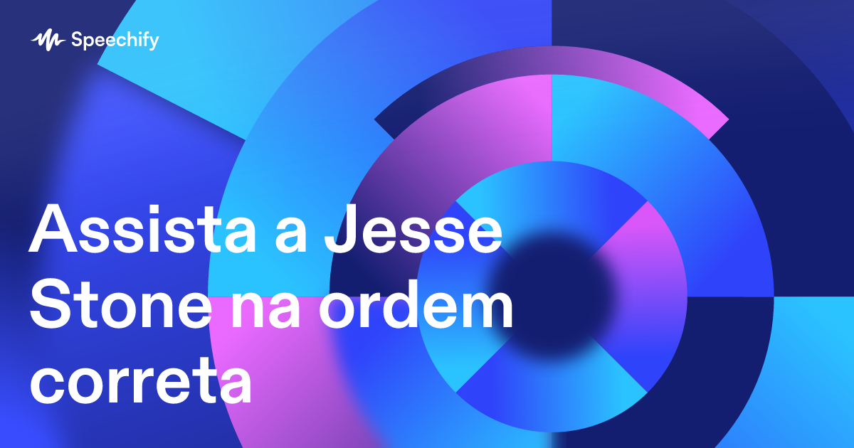 Assista a Jesse Stone na ordem correta