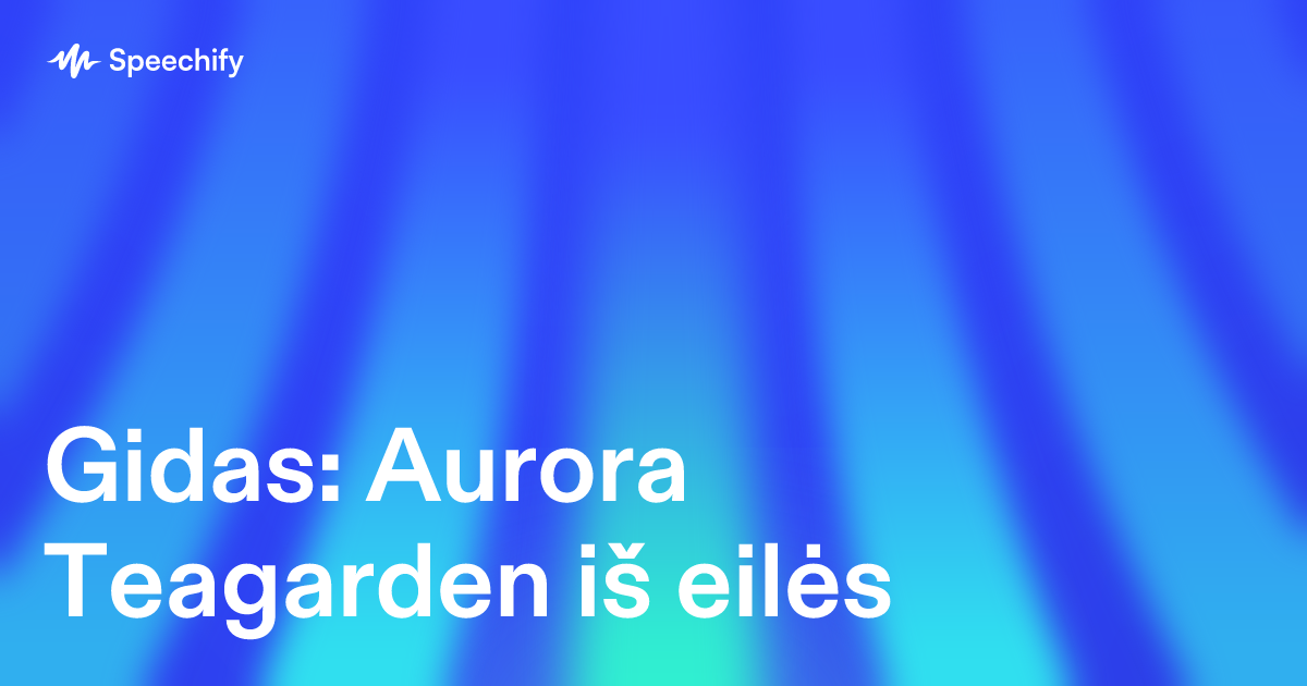 Gidas: Aurora Teagarden iš eilės