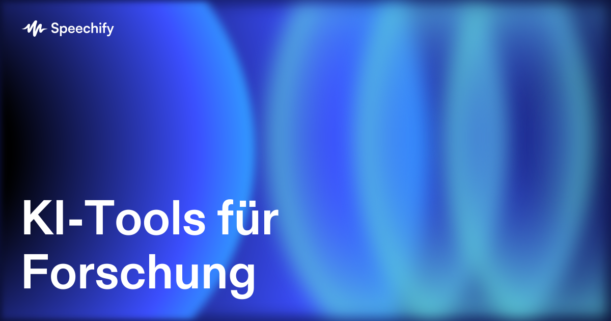 KI-Tools für Forschung
