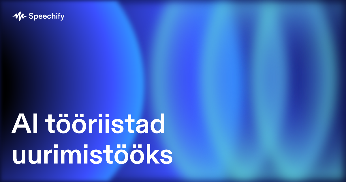 AI tööriistad uurimistööks