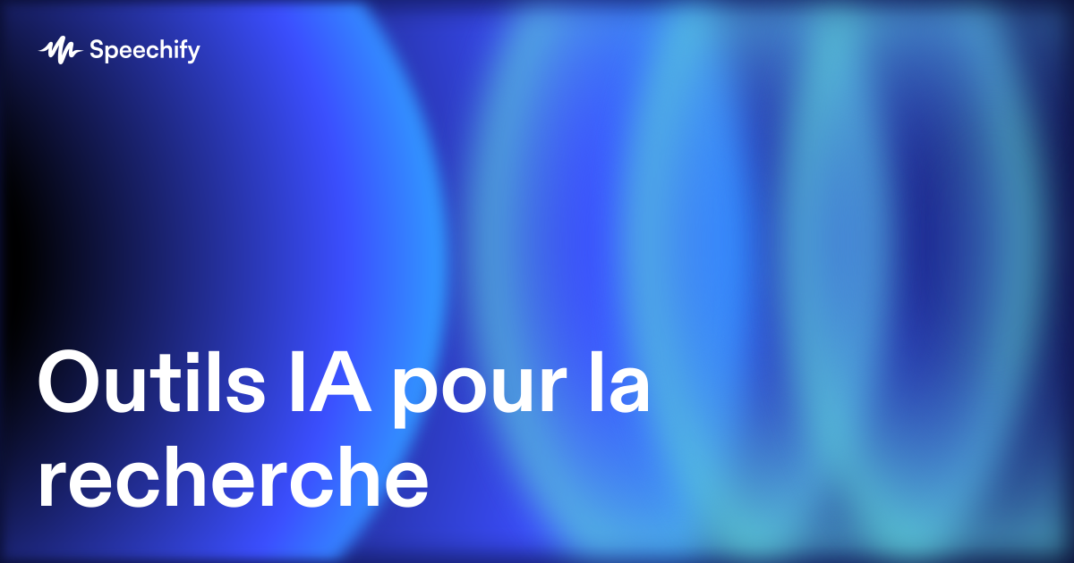 Outils IA pour la recherche