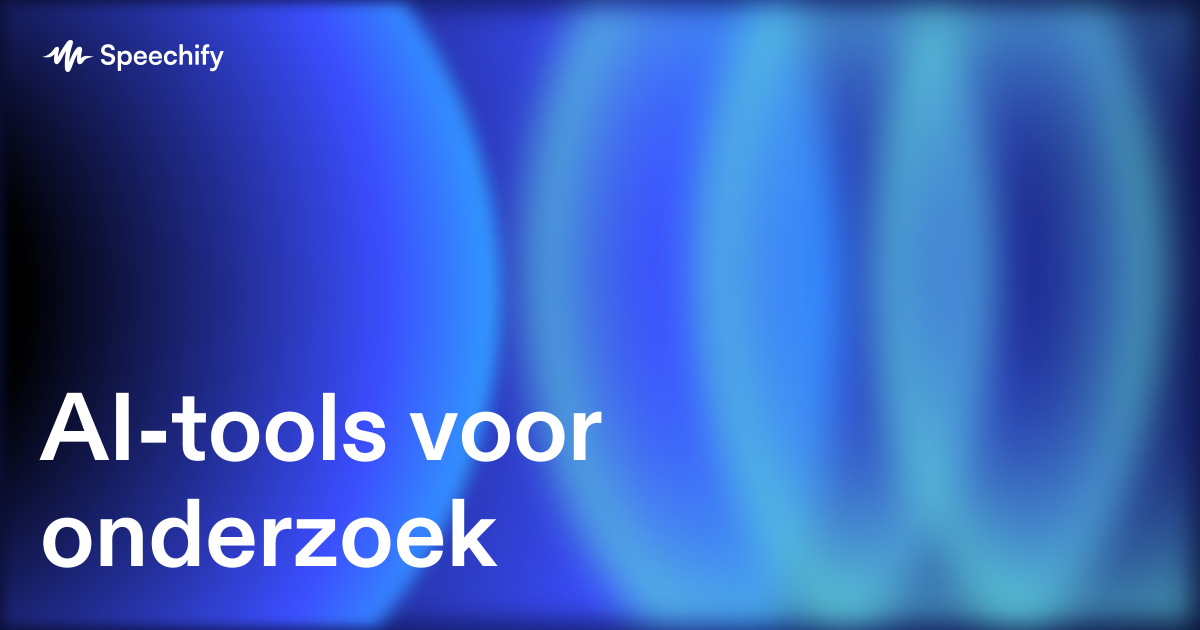 AI-tools voor onderzoek