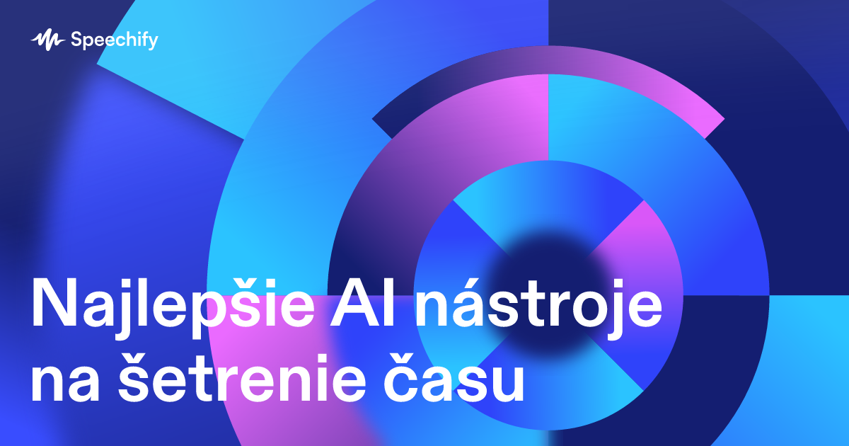 Najlepšie AI nástroje na šetrenie času