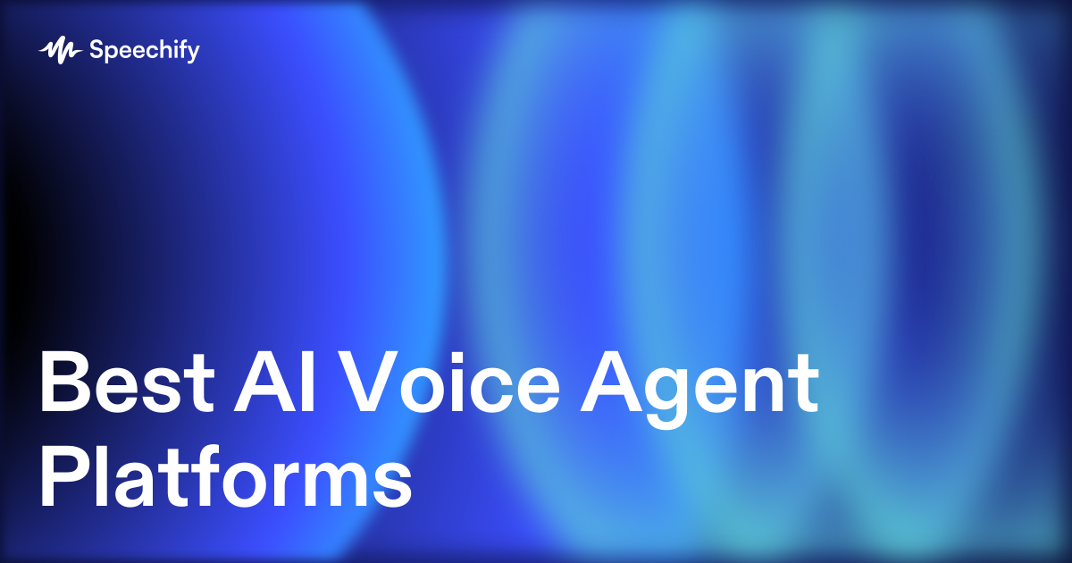 Best AI Voice Agent Platforms