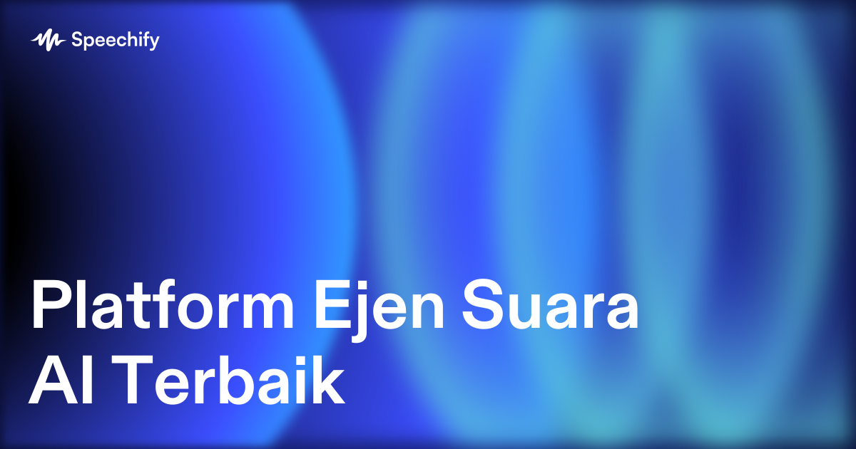 Platform Ejen Suara AI Terbaik