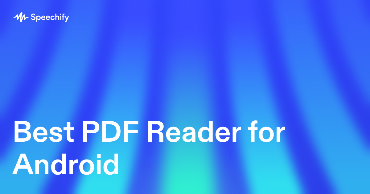 Best PDF Reader for Android