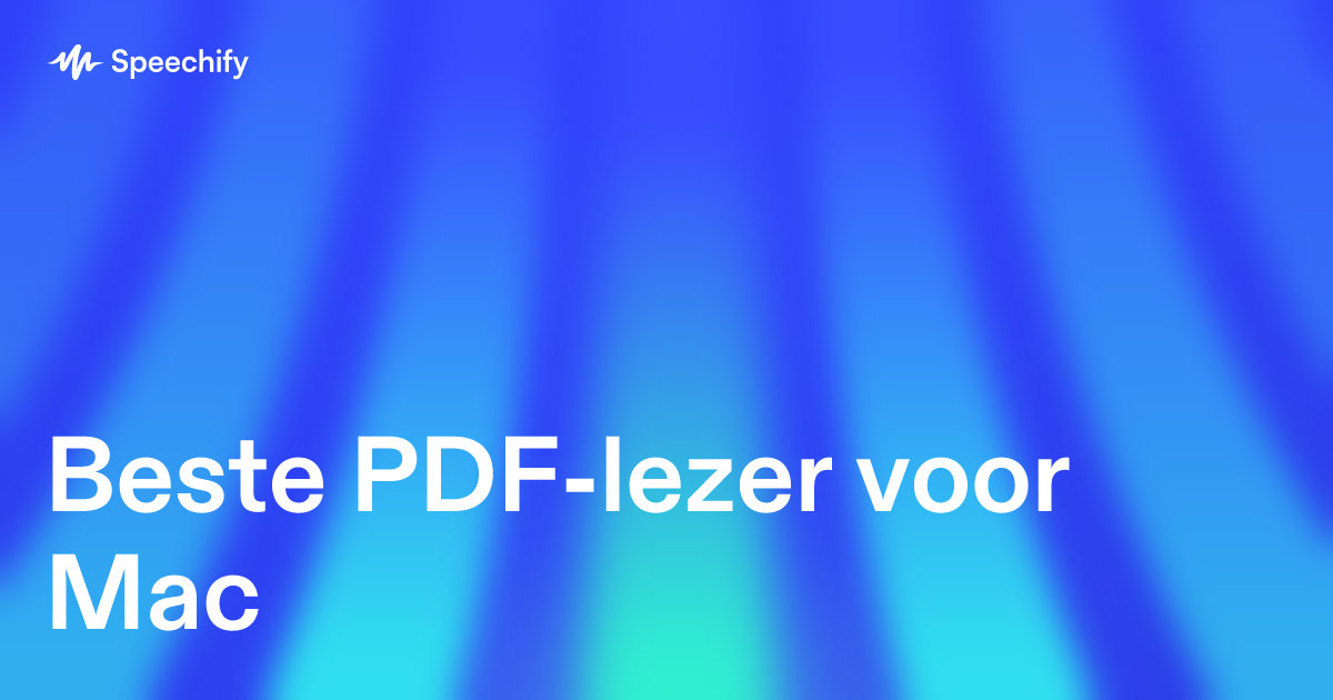 Beste PDF-lezer voor Mac