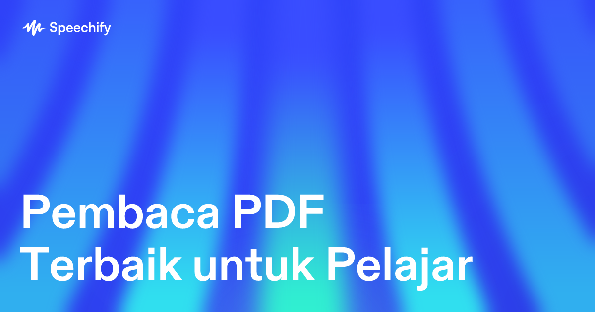Pembaca PDF Terbaik untuk Pelajar