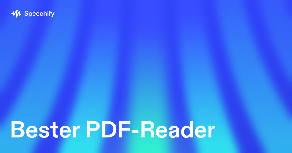 Bester PDF-Reader