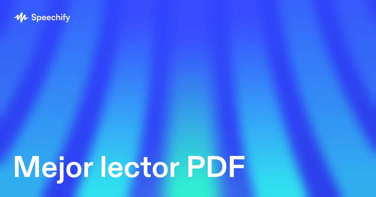 Mejor lector PDF