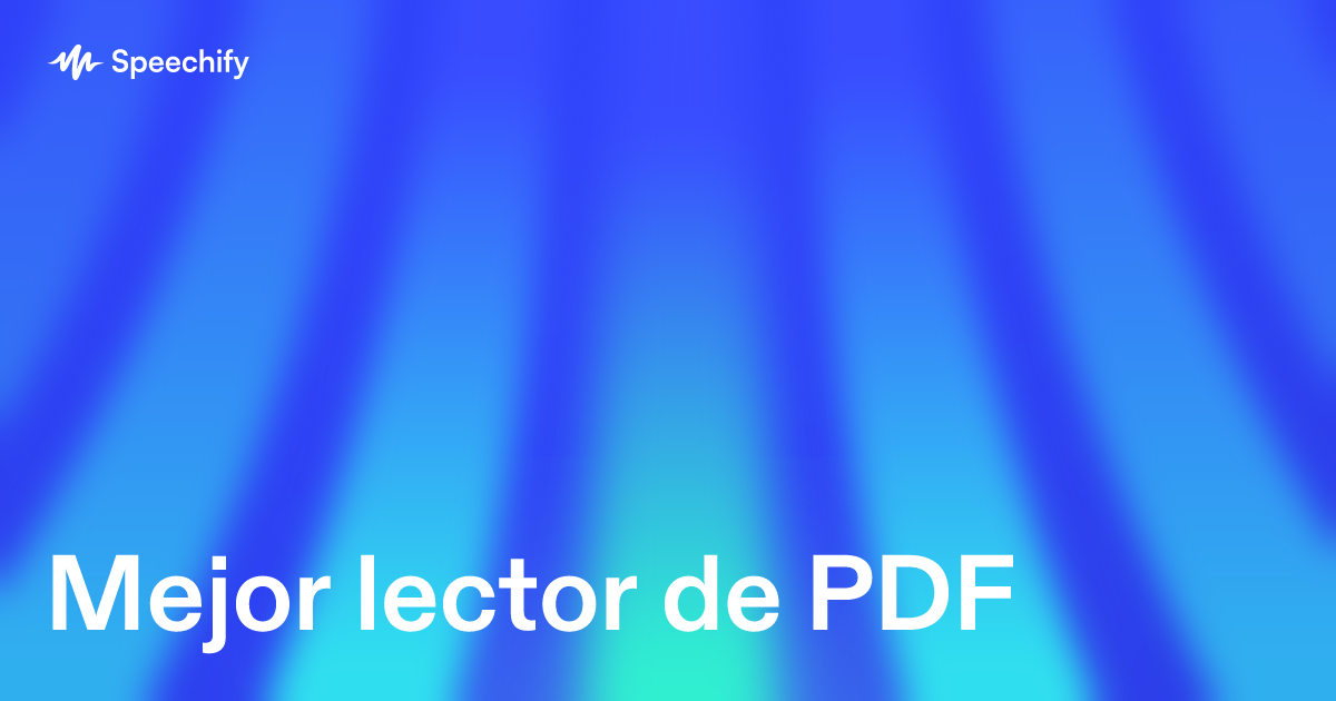 Mejor lector de PDF