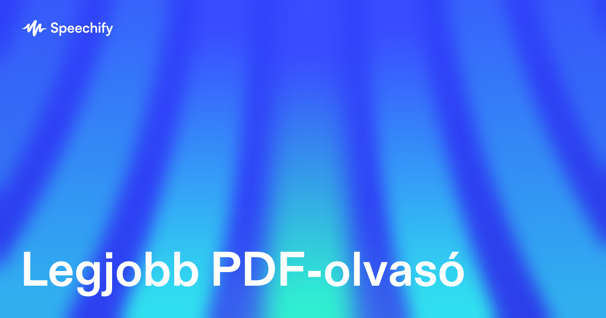 Legjobb PDF-olvasó