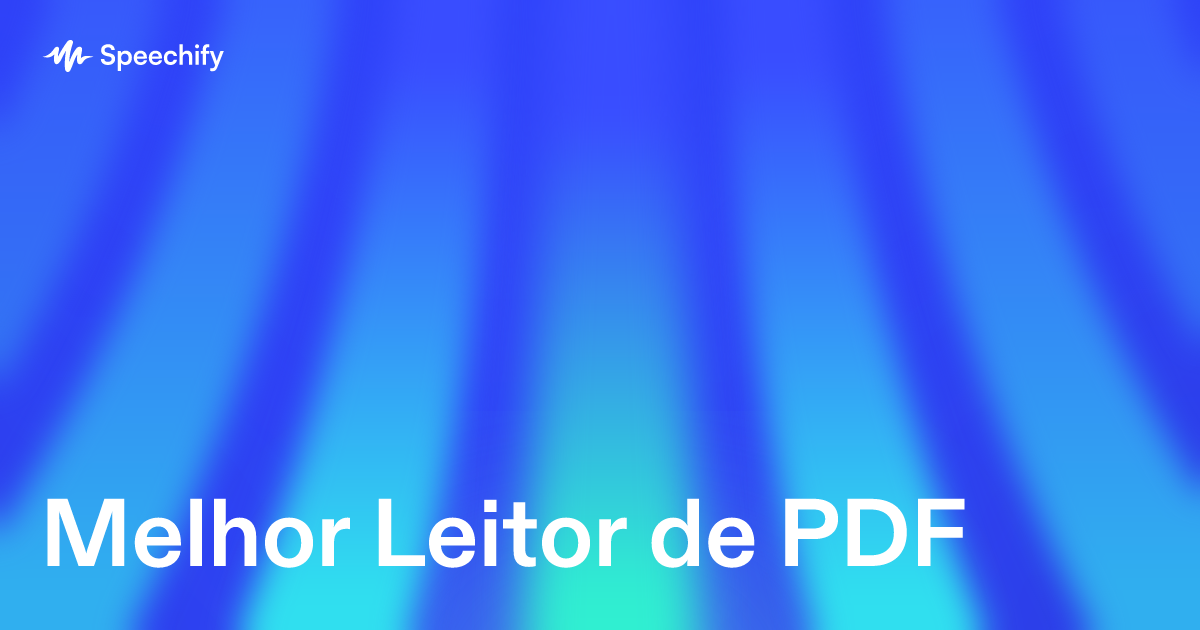 Melhor Leitor de PDF