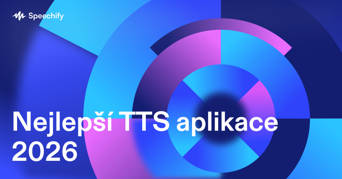 Nejlepší TTS aplikace 2026