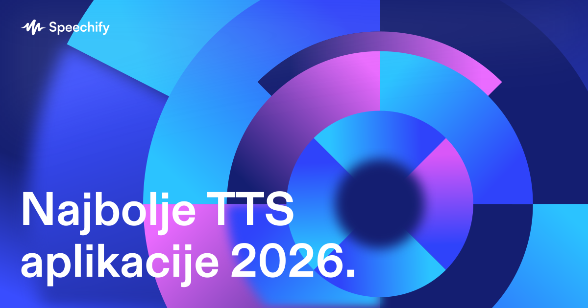 Najbolje TTS aplikacije 2026.