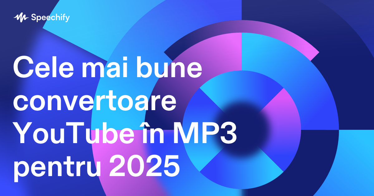 Cele mai bune convertoare YouTube în MP3 pentru 2025