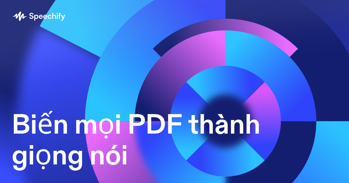 Biến mọi PDF thành giọng nói