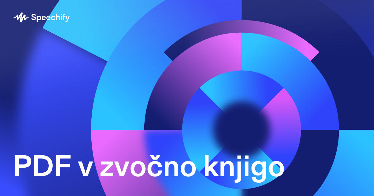 PDF v zvočno knjigo