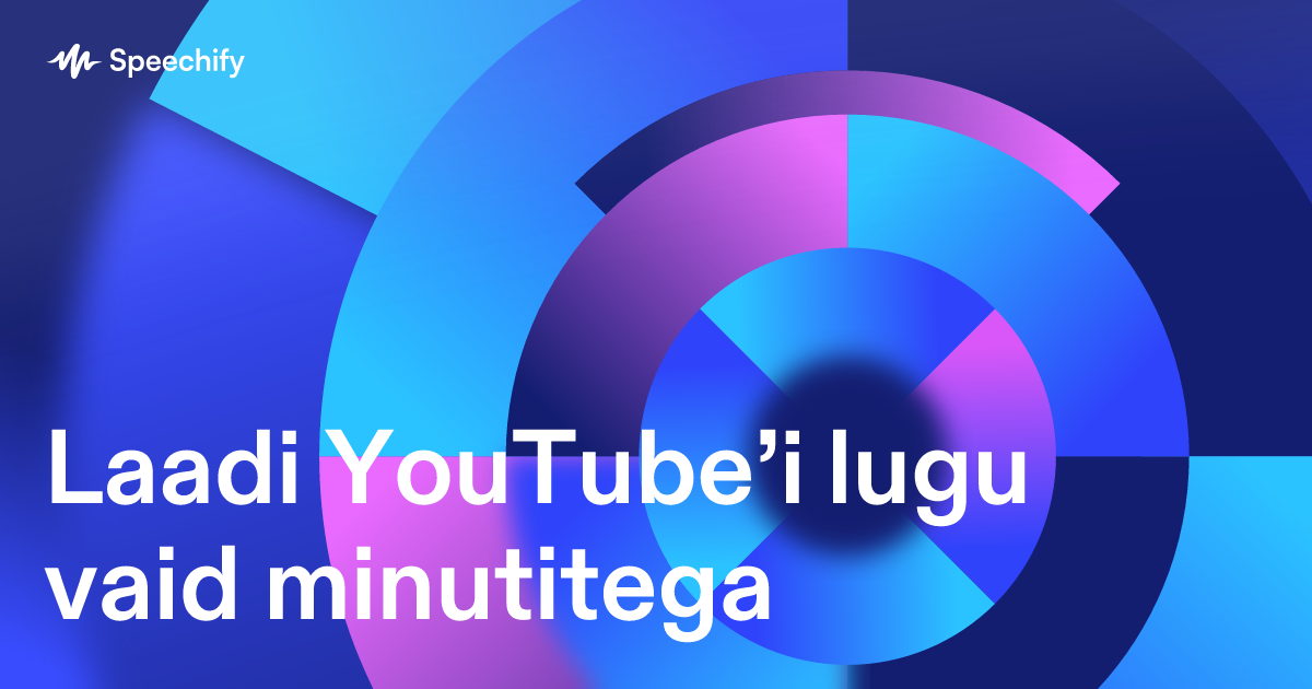 Laadi YouTube’i lugu vaid minutitega