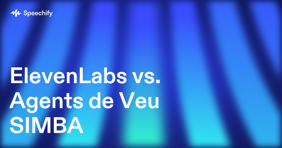 ElevenLabs vs. Agents de Veu SIMBA