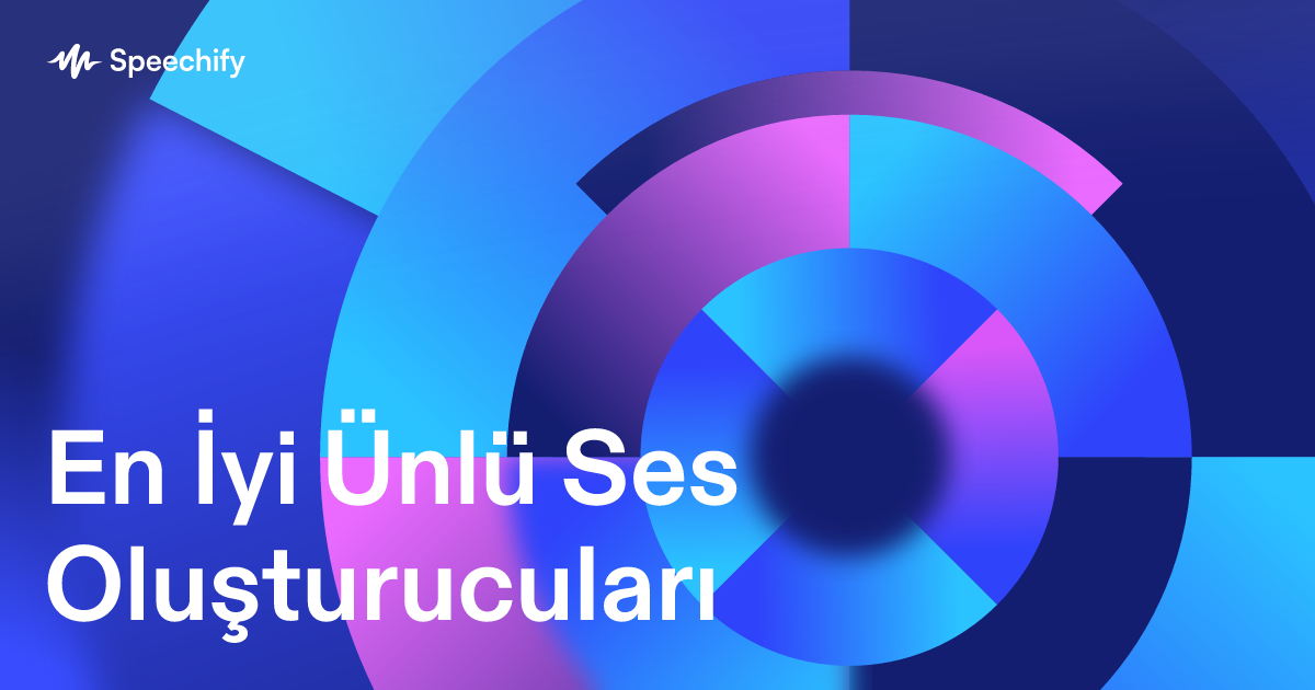 En İyi Ünlü Ses Oluşturucuları