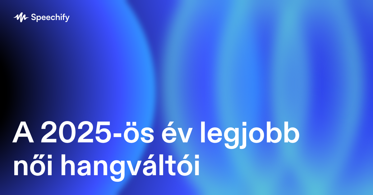 A 2025-ös év legjobb női hangváltói