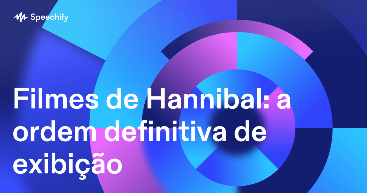 Filmes de Hannibal: a ordem definitiva de exibição