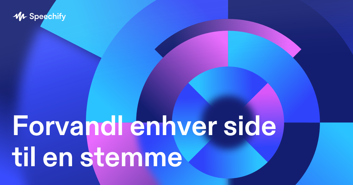 Forvandl enhver side til en stemme