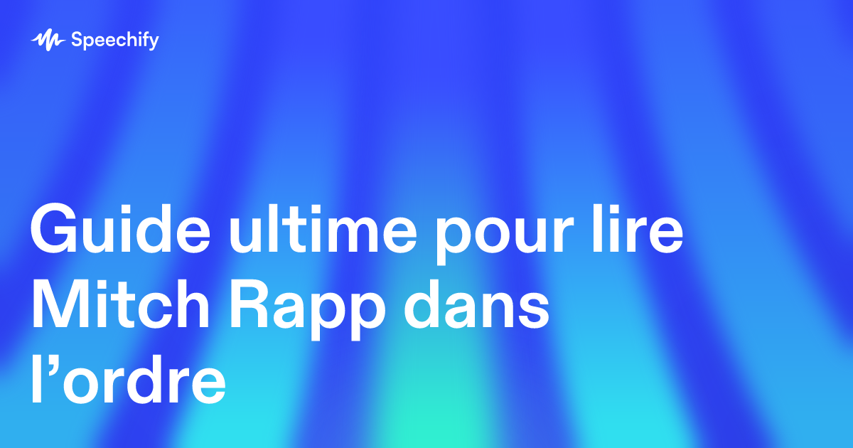 Guide ultime pour lire Mitch Rapp dans l’ordre