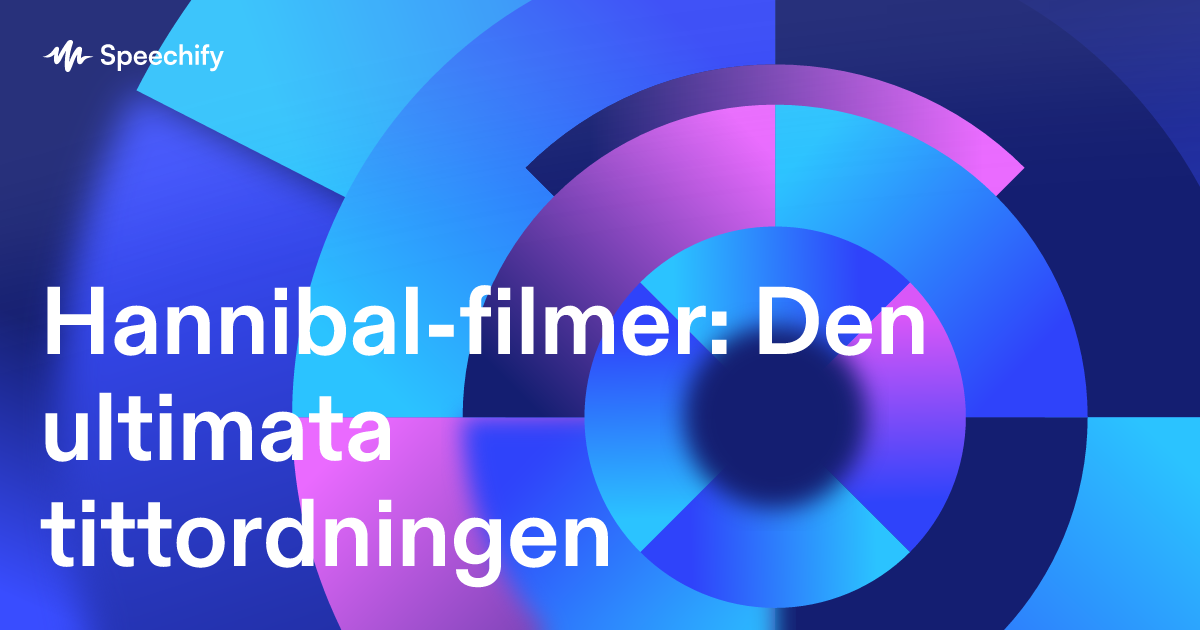 Hannibal-filmer: Den ultimata tittordningen