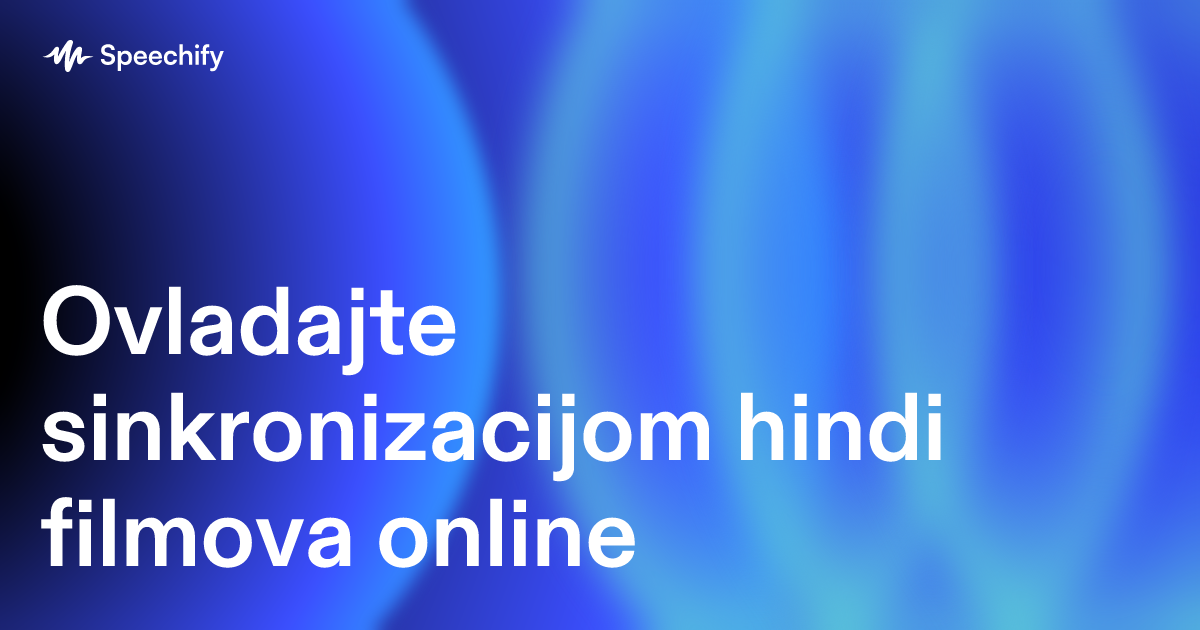 Ovladajte sinkronizacijom hindi filmova online
