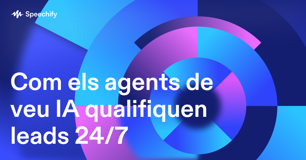 Com els agents de veu IA qualifiquen leads 24/7